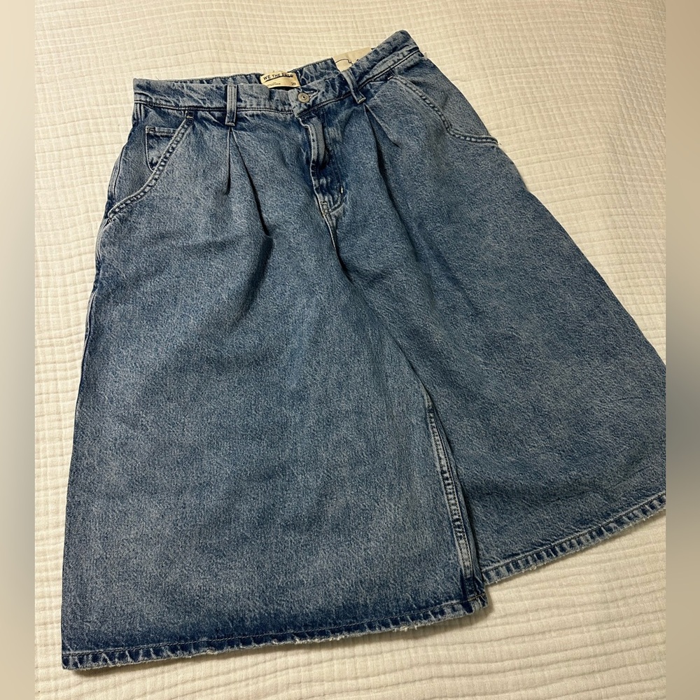 Free People CRVY Antonia Culotte Crop Size 28 - Picture 7 of 15